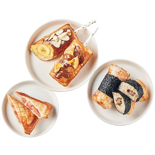 ホットケーキミックスでチョコバナナ!ごはんで香ばしい!めんたいサンド パイ生地でアップルパイ