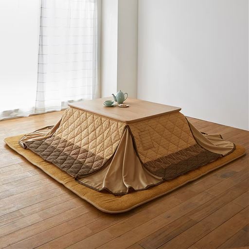 ベージュ<br>長方形M (横120cm×縦80cm×高さ72.5cm)