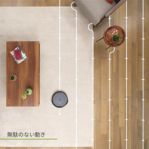 無駄なく効率的に床を清掃