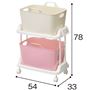 A(マルチ) A(2段) ※寸法の単位はcmです。<br>※A(マルチ)の2段はアイボリーとピンクの組み合わせです。