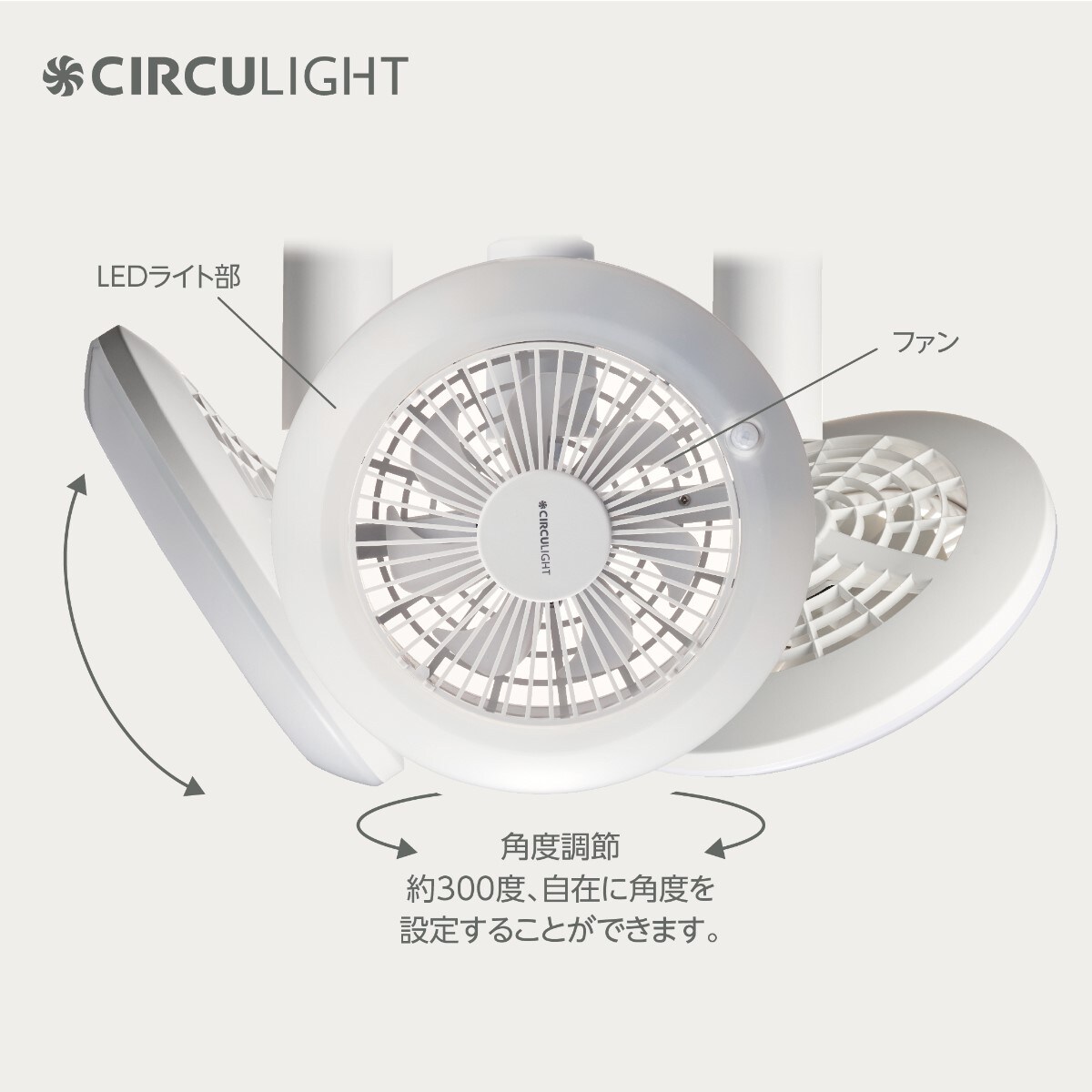逆輸入 リユース品】サーキュライト人感センサー付き - セシール(cecile) 扇風機・サーキュレーター
