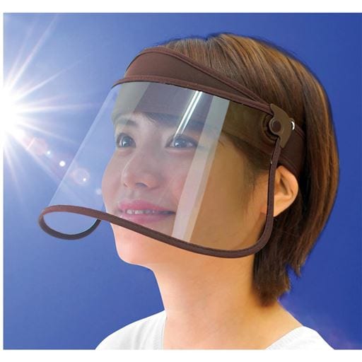 偏光フェイスバイザー