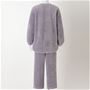 ラベンダーグレー バックスタイル 上下セット