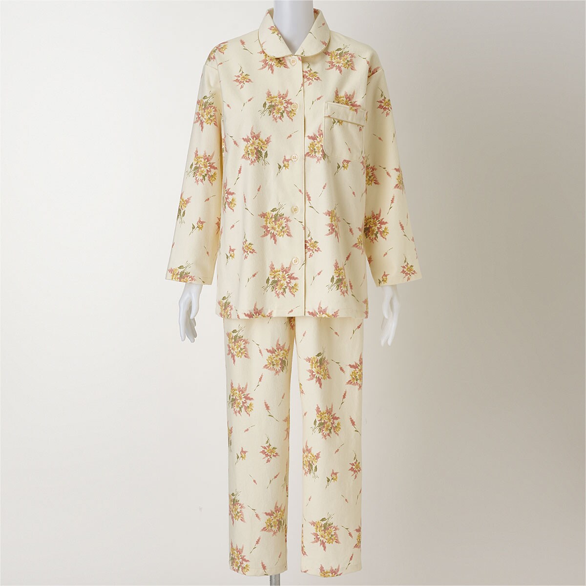 綿100%綿毛布シャツパジャマ - ファッション通販ならセシール