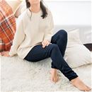 クシュクシュ裏起毛ルームパンツ