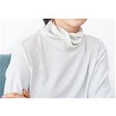 綿混あったかタートルネックＴシャツ（長袖）