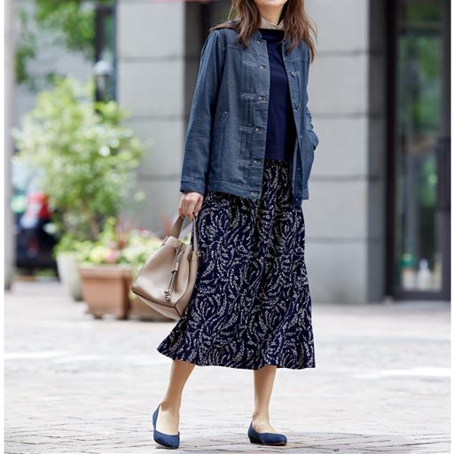 ネイビー系 コーディネート例