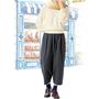 チャコールグレー コーディネート例 (股下50cm着用)