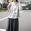 ヘリンボーン柄カーディガン