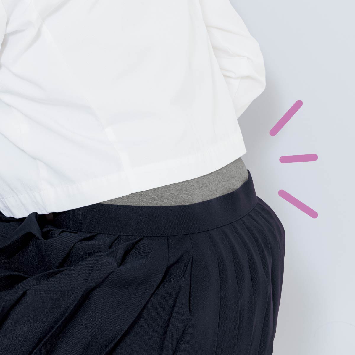 中学生　ヌード81 ロング丈タンクトップ(ストラップ留め無し)(2枚組) - 学校制服の通販ならセシール(cecile)