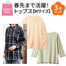 【Mサイズ】春先まで活躍!トップス3点セット