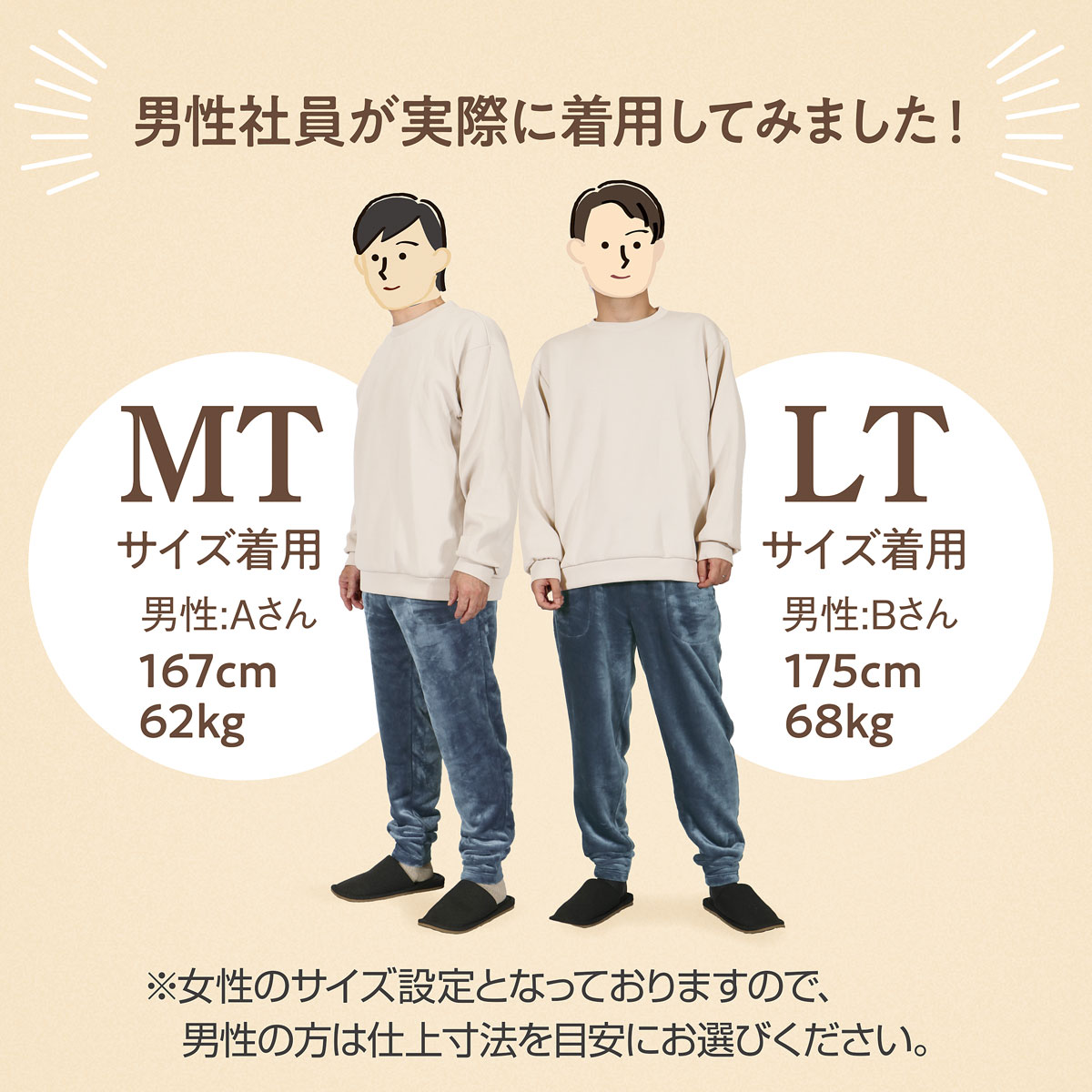 メンズ着用