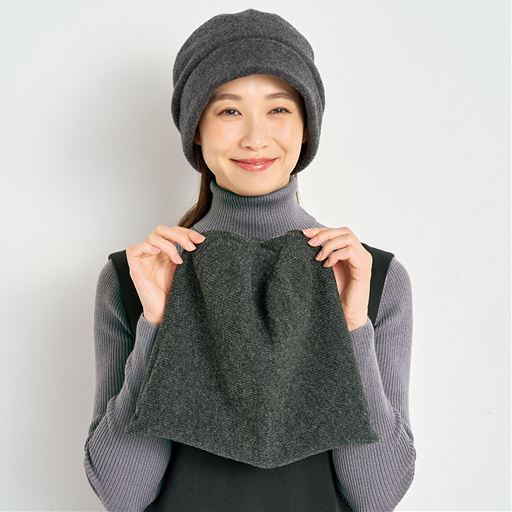 ～バスク帽子とは～<br>バスク地方で生まれた、ウールの糸を編み立てて作る帽子。編み上げた後、熱や洗いを加えて圧縮し、ひとつひとつ金型に入れて成型しています。ふんわり軽くあたたか。※圧縮後のものが商品となります