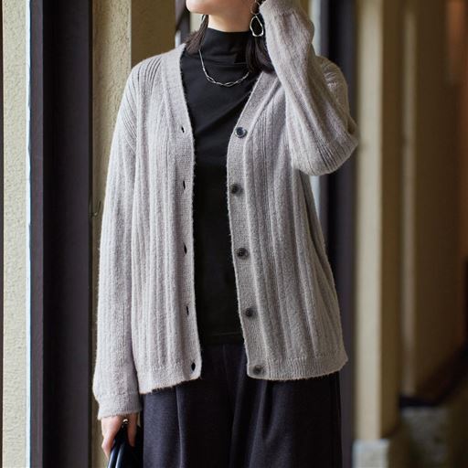 【日本製】エアリーニットカーディガン