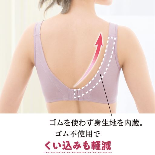 ゴム不使用で くい込みも軽減