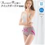 1枚でお腹もヒップもしっかりメイク。「スッとはけてサッと整う」手間いらずのクイックガードル。ガードルビギナーさんにもおすすめです。 ローズグレー着用例