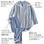 ストライプ(パンツ:ウォッシュブルー)