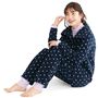 ソフトラベンダー 着用例(※インナーボトムスは品番:UE-1479、パジャマは品番:NI-201です)