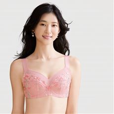 小さく見せるスマートメイク®ブラ(ワイヤー入り・薄手フルカップ)