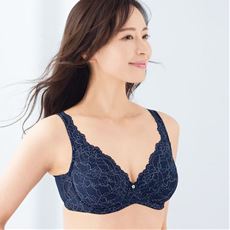 フルカップブラジャー(グラマーバストさんのブラ)(ワイヤー入り・薄手カップ)