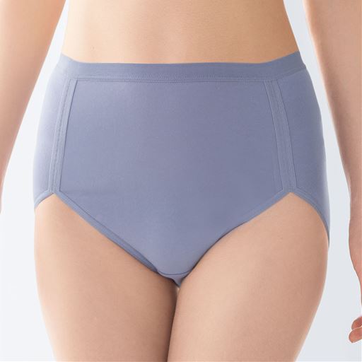 ハイレグタイプショーツ・3枚組(デイリーヒップス®)(ハイレグしっかりゴムタイプ)(綿混ストレッチ・はきこみ丈深め)