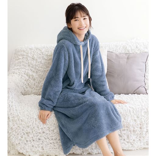 一度着たらやみつきになるボアフリースワンピース