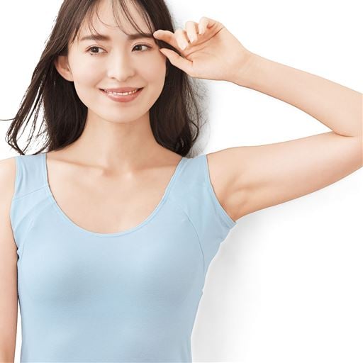 汗取りパッド付トップス(前汗キャッチャー®カップ付タイプ)