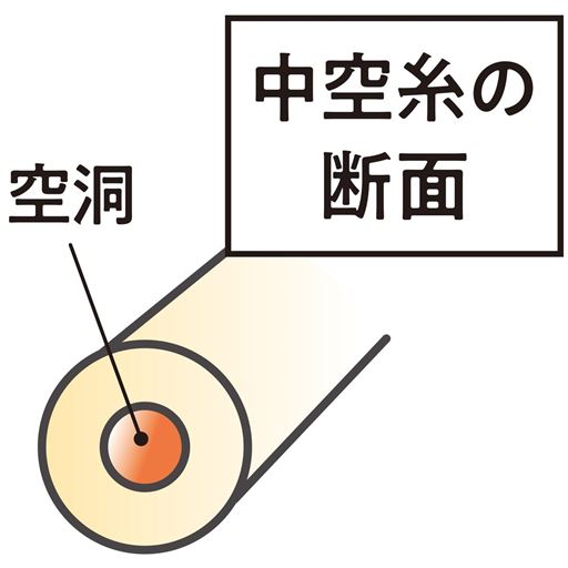 中空糸の断面