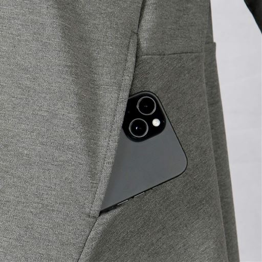 ミックスグレー ポケット