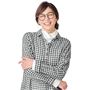 オフホワイト 重ね着しても着ぶくれせずにとってもあったか