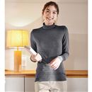 スマートヒートルーズネックＴシャツ