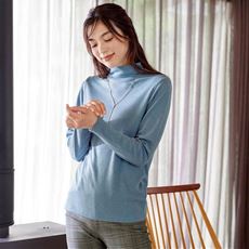 あったかスマートヒート&reg;ハイネックTシャツ(静電気防止・吸湿発熱・吸汗速乾)