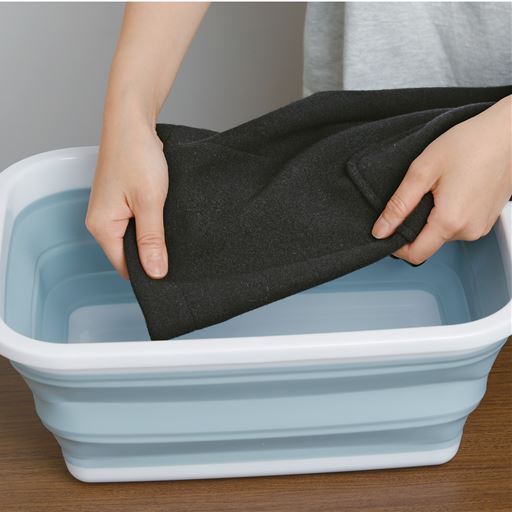 自宅で手洗いOK。汚れが気になった際はササっと洗って清潔に保てる◎
