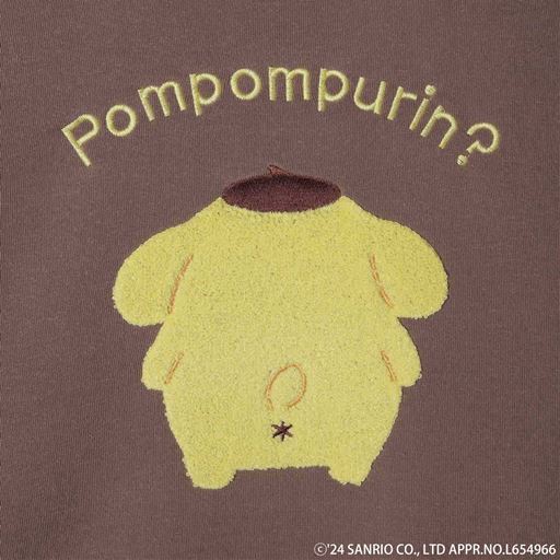 背面はポムポムプリンの背中のさがら刺繍入り