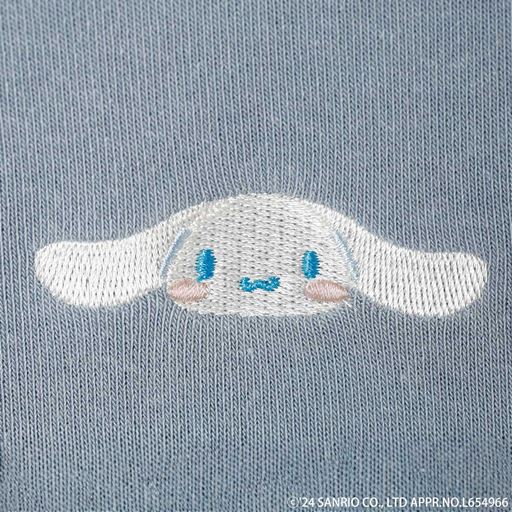 フロント部分の胸元刺繍はシナモロール