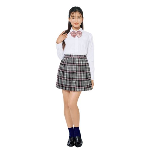 グレー<br>モデル身長:162cm<br>42cm丈着用