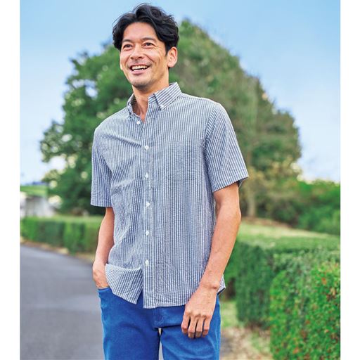 ストライプB<br>コーディネート例
