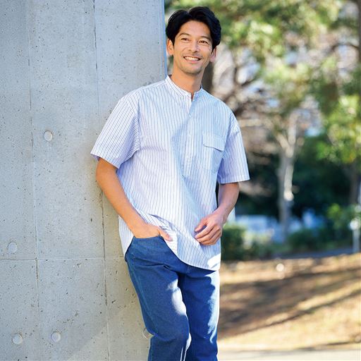 ストライプ<br>コーディネート例