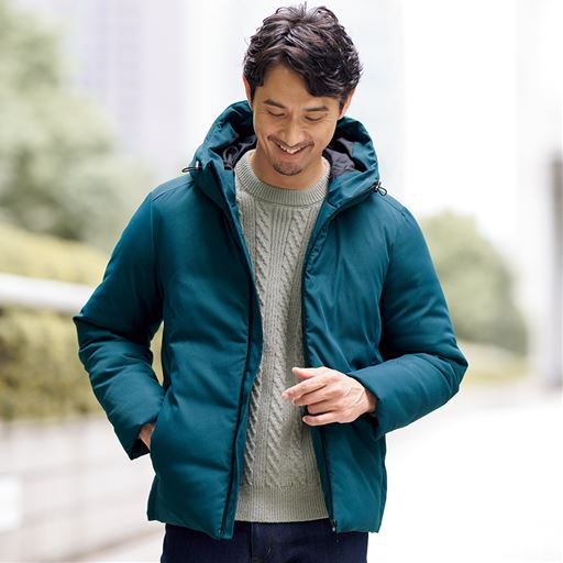 ブルーグリーン<br>24真冬メンズセシール表紙掲載商品