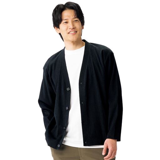 ブラック<br>(2点セット)(カーディガン×Tシャツ)