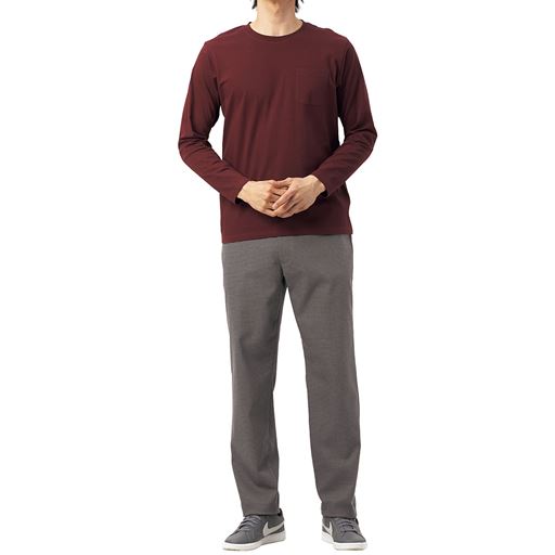 Bさん 身長185cm<br>Lサイズ股下76cm着用