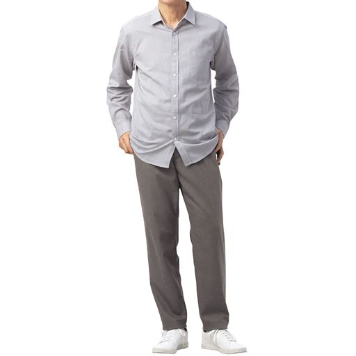 Cさん 身長177cm <br>Lサイズ股下76cm着用