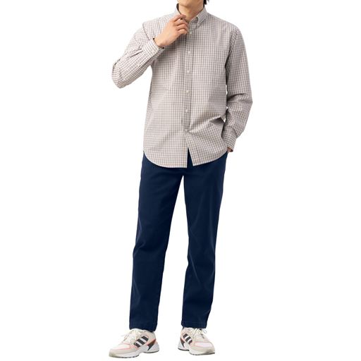 モデル着用例<br>身長185cm<br>(Lサイズ股下73cm着用)