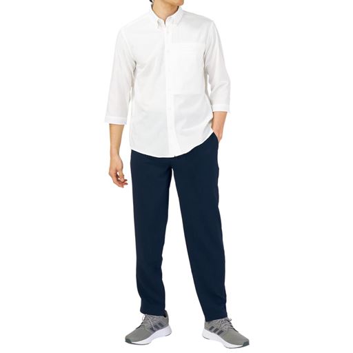 Bさん身長185cm<br>Lサイズ股下76cm着用