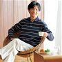 ダークネイビー コーディネート例