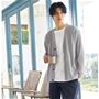 ライトグレー<br>(2点セット)(カーディガン×Tシャツ)