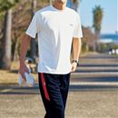 後総柄切り替えドライ半袖Ｔシャツ（フィラ）