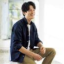 綿混サッカー素材シャツ（長袖）