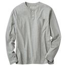 綿１００％ヘンリーネックＴシャツ（長袖）