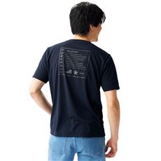 ドライバックプリント半袖Tシャツ(コンバース)(吸汗・速乾機能付き)